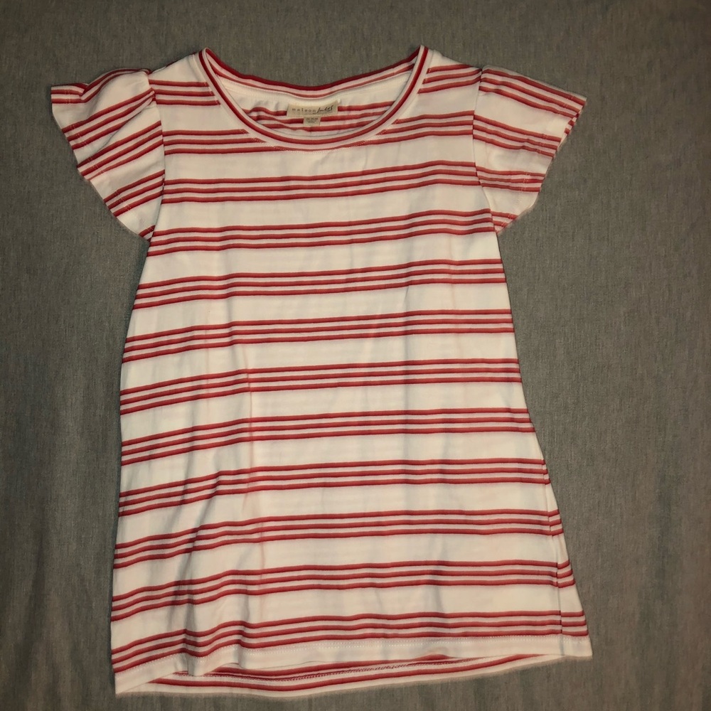 White and red shirt from Maison Jules